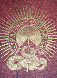 Covers from 19th century travel books on South America (Bristol Libraries).